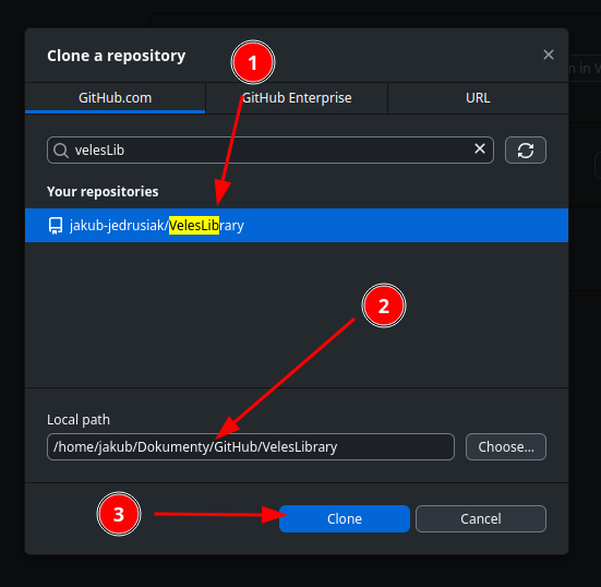 Cloning the repository